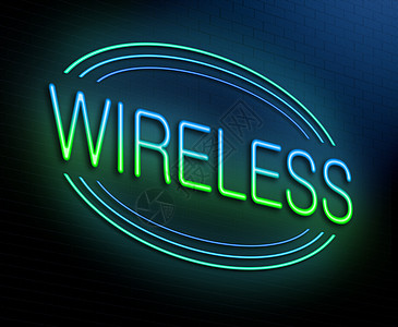 无线概念网络技术蓝色绿色上网插图指示牌局域网广告互联网背景图片