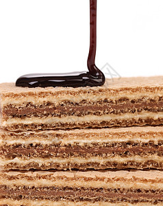 巧克力的木桩饼黄油坚果线条糖果焦糖化糕点溪流榛子牛奶早餐图片