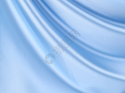 蓝丝丝绸衣服材料蓝色编织床单粉色织物窗帘图片