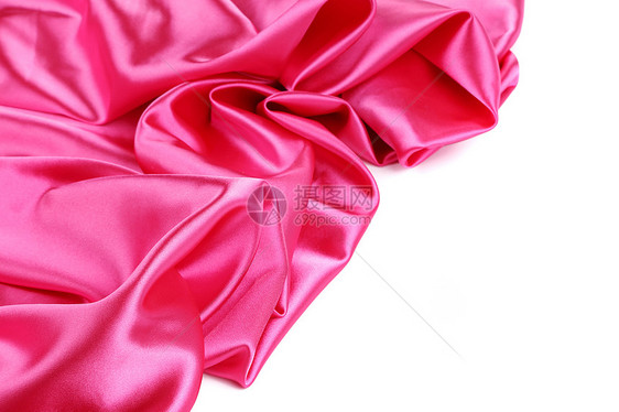 针式丝丝织物编织丝绸衣服粉色窗帘材料床单图片