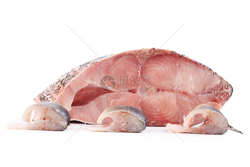 鱼和海巴斯新鲜牛排的构成鲈鱼淡水白色养分鲤鱼小吃厨房产品烹饪鱼片图片