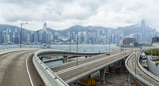 每天在香港的交通流量外观城市生活建筑建筑学风景财产结构场景夜景公寓图片