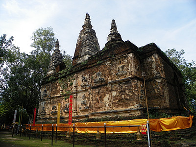 Wat 赫德寺庙文物佛陀圣地圣所宗教旅游建筑学佛教徒羊毛佛塔图片