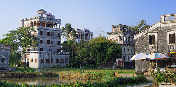 中国和村庄窗户建筑学村庄古董世界遗产天空历史性灯塔旅行房子图片