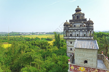 中国和村庄旅行场景天空古董生活文化风景运输小路房子图片