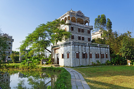 中国和村庄胡同世界遗产建筑学古董碉楼运输文化场景灯塔旅行图片