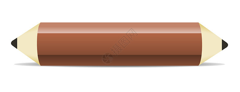 时尚的铅笔网络横幅插图例外棕色教育广告酒吧工具艺术空白标题背景图片