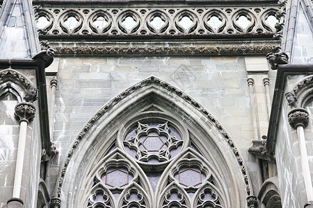 特隆海姆的尼达罗斯大教堂石头崇拜建筑学建筑旅行大教堂游客雕塑历史柱子图片