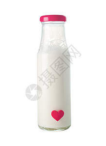 一瓶红心牛奶图片