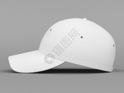白棒球帽空白帽子打印纺织品白色商品棉布图片