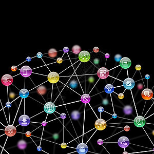 程序图标之间的通信信息Name方案线条节点商业粒子技术世界通讯社区社交图片