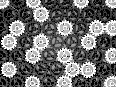 COG轮机器圆圈白色圆形齿轮引擎发动机力学牙齿工具图片