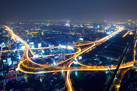 曼谷城市风景城市市中心汽车景观建筑学摩天大楼建筑天际道路路口图片