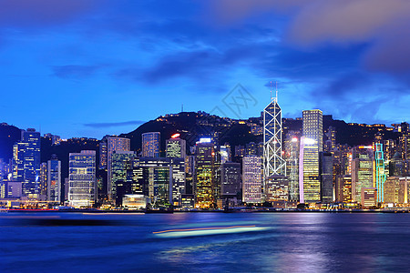 香港摩天大楼建筑学市中心商业金融景观旅行场景城市港口图片