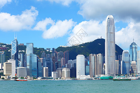 香港白天时间天际玻璃景观文化市中心生活建筑物建筑学商业蓝色图片