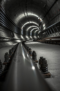 地铁的地下隧道管道速度城市过境车站曲线旅行火车车辆建造图片