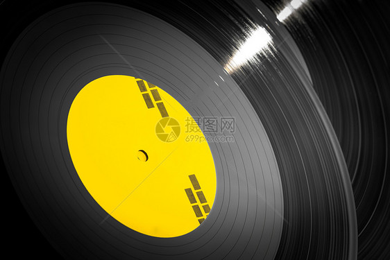 黑黑乙烯基记录堆叠起来转盘胶木音乐磁盘迪厅专辑音响留声机俱乐部塑料图片