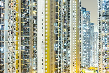 香港住宅楼外的居住区建筑风景都市袖珍城市景观民众场景住房图片