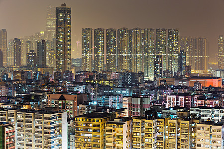 香港市中心风景住房住宅天际摩天大楼袖珍城市建筑景观民众图片