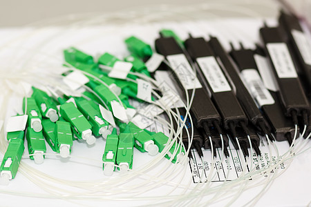 具有SC连接器的光纤复方体基础设施多模港口电缆复用器电脑标准硬件单模辫子图片