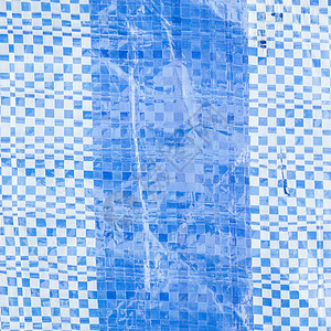 蓝色画布麻布纹理艺术抹布天蓝色亚麻框架材料织物纤维图片