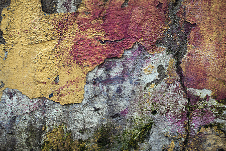Grunge 碎裂的墙壁背景粮食地面墙纸石膏石头装饰房子风格建筑学材料图片