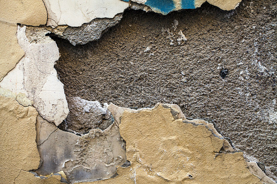 Grunge 碎裂的墙壁背景墙纸装饰材料水泥建筑学石头建筑裂缝地面石膏图片