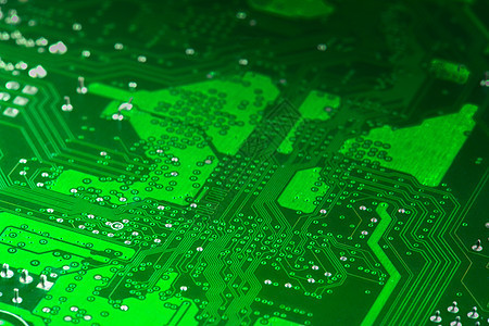 电子电路芯片处理器硬件电脑木板绿色打印电子产品工程技术图片