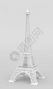 白色埃菲尔铁塔灰色游客铁塔旅行旅游纪念碑地标建筑学图片