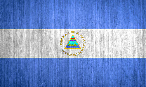 尼加拉瓜的木本旗背景图片