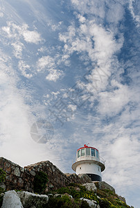 光明灯塔希望之角天气建筑物旅行海滩天空顶峰全景海洋旅游蓝色图片