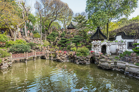 上海中国诸川花园外观文化地方池塘建筑学目的地地标花园旅行图片