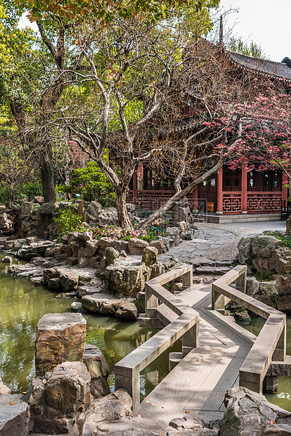 上海中国诸川花园文化地标目的地地方花园外观旅行建筑学图片