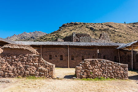 Pisac废墟 秘鲁秘鲁安第斯山圣谷地方山脉目的地考古风景地标旅行考古学班巴图片