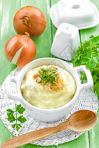 土豆泥产品乡村土豆状物牛奶鞭打平底锅沙锅盘子午餐图片