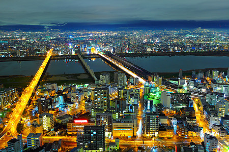 日本大阪摩天大楼办公室景观场景建筑物公司风景天际商业城市图片