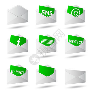 图标转换设置 3d网络圆形海浪短信玻璃邮件电脑邮局圆圈徽章图片