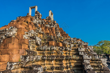 Baphuon 寺吴哥通柬埔寨目的地废墟宗教佛教徒旅行高棉语寺庙考古地标地方图片