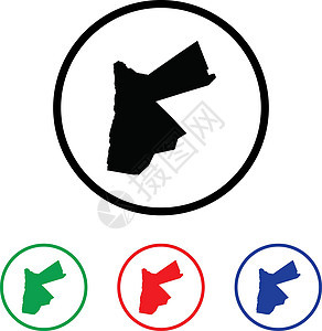 带有四色变化的图标说明Name国家网络圆形文件夹金属按钮黑色徽章艺术插图图片
