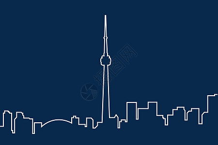 多伦多中心插图全景建筑天际景观商业港口公司摩天大楼图片