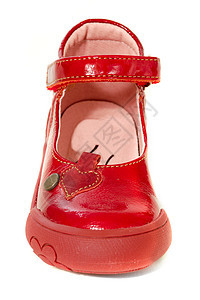 红鞋皮革童年衣服青年孩子们白色红色图片