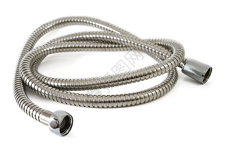 金属软管管道淋浴不锈钢材料灵活性灰色钢缆图片