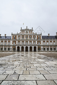 Aranjuez广场 西班牙马德里 世界遗产座落正方形城市旅游旅行博物馆城堡贵族天空国王房子图片