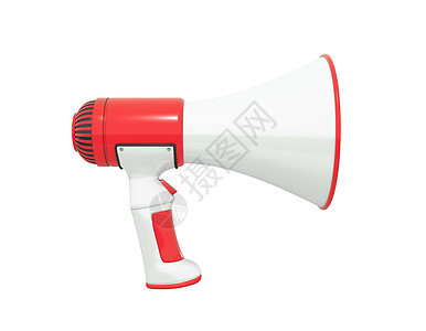 Megaphone 红剖面图背景图片