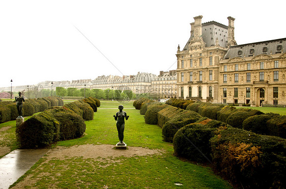 法国凡尔赛宫旅行雕塑阳光历史性文化天空艺术城堡旅游公园图片