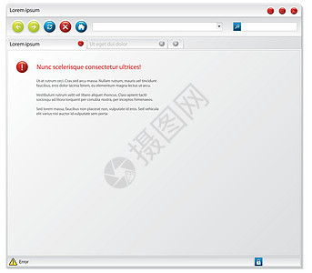 有错误页面 Web 浏览器图片