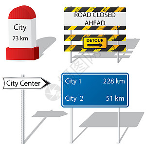 路标标志型图片