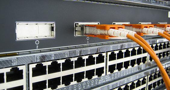 GBIC 光纤通信设备商业硬件电讯电脑服务纤维金属绳索架子插座图片