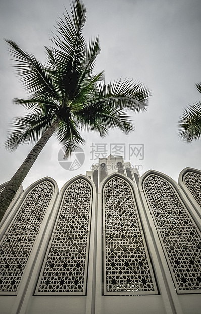 马来西亚首都吉隆坡的白白色建筑旅游天空景观商业蓝色双胞胎城市吸引力购物瓜拉图片