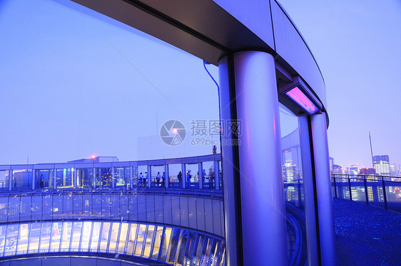夜中大阪天线天际游客建筑物办公室景观场景地标旅游旅行交通图片